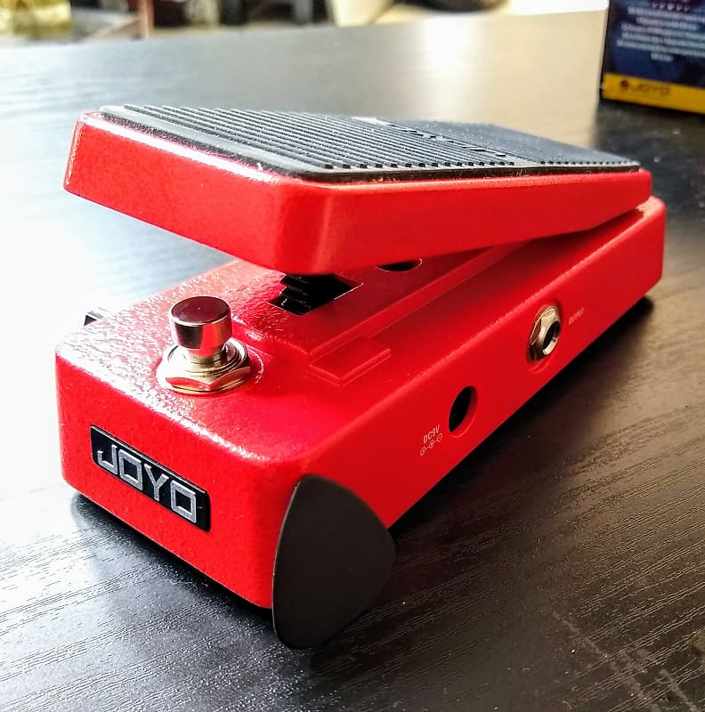 JOYO WAH-II Classic and Multifunctional WAH Pedal Featuring Wah-Wah/Volume  Functions with WAHWAH Sound Quality Value knob (Red)