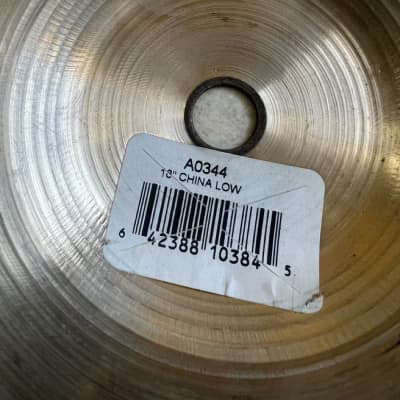 Zildjian 18" A Series China Low Cymbal (Autographed) image 5