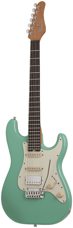 Schecter Nick Johnston Traditional H/S/S Atomic Green image 1