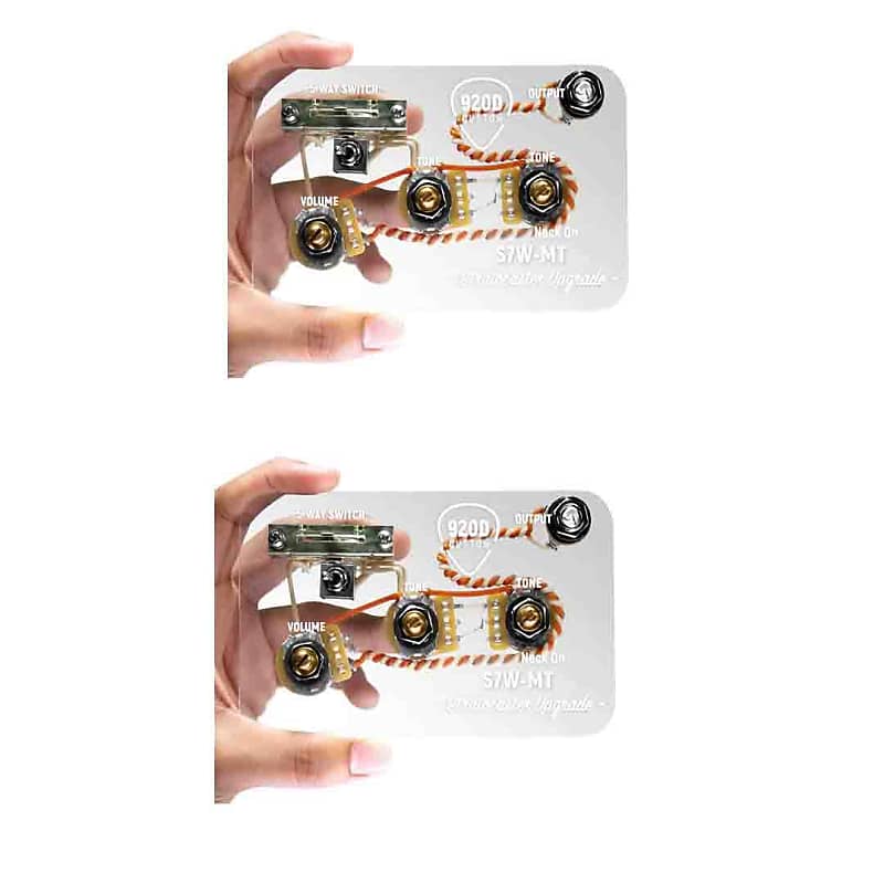 920D Custom S7W David Gilmour 7-Way Wiring Harness for Strat Guitars -2pk image 1