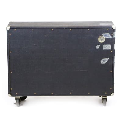 1968 Guild Thunderbird Bass Guitar Amplifier Vintage Tube 2x15” Cabinet Black w/ Two-Tone Grill Jensen C15N 15” Speaker & Oxford 15T6 15 Spkr from Indigo Ranch Studio image 6
