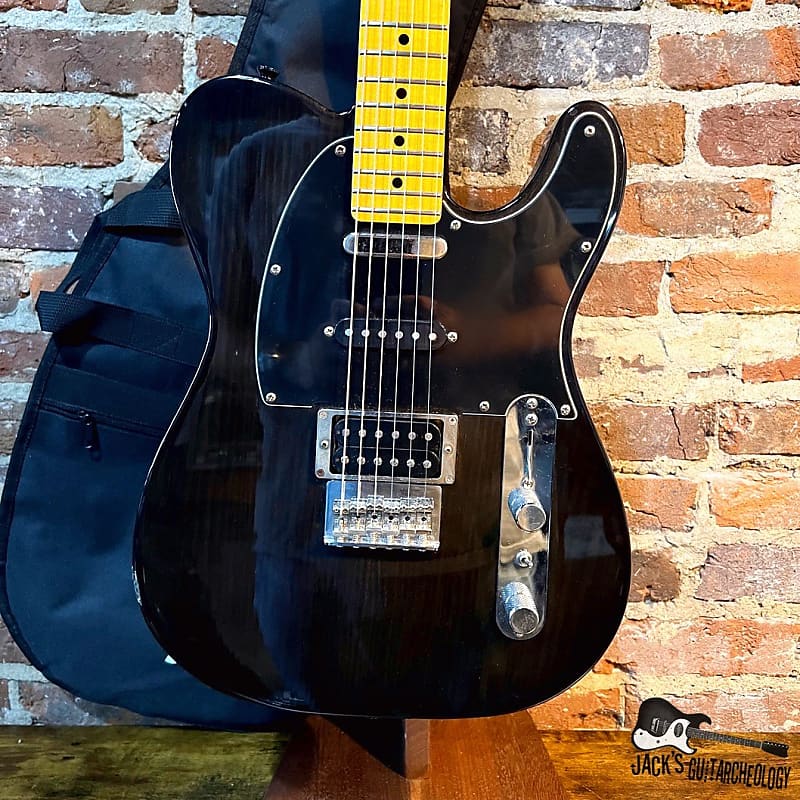 Fender Modern Player Plus Telecaster Electric Guitar w/GB (2017 -  Transparent Charcoal)