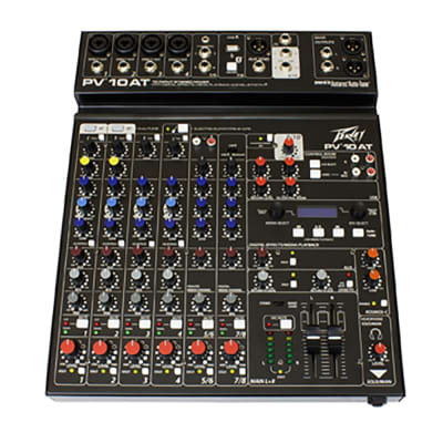 Peavey PV-10AT 10-Input Stereo Mixer with Built-in Antares Auto-Tune & Bluetooth image 2