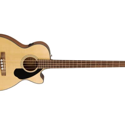 Fender CB-60SCE Concert Acoustic-Electric Bass Guitar (Natural) image 4