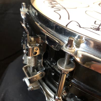 Ludwig, Bun E. Carlos, Cheap Trick 1990s Ludwig Black Beauty Snare Drum. Authenticated. image 6