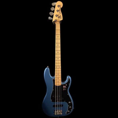 Fender American Performer Precision Bass - Satin Lake Placid Blue with Maple Fingerboard image 3