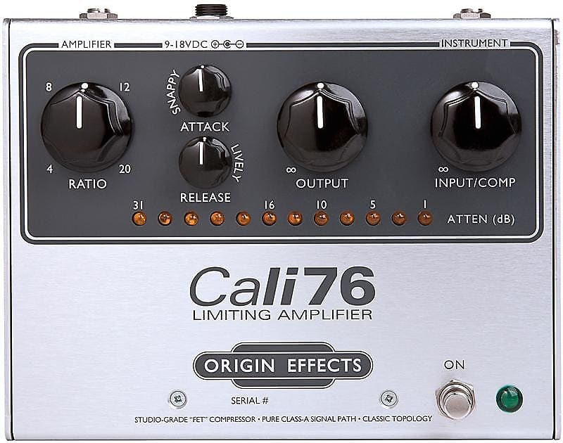 Origin Effects Cali76-TX-L Brand new Lundahl Transformer Compressor pedal guitar effect image 1