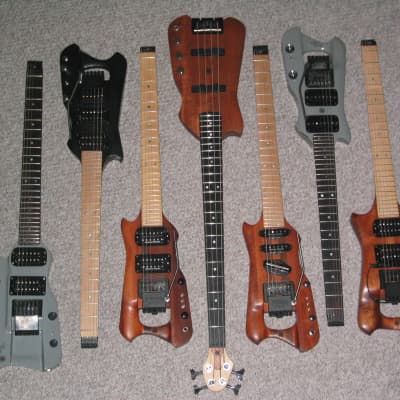 Harrower midi-controller & Alnico II pickups 1995 Natural Wood, Koa, Old Growth Honduras Mahoghany, image 7