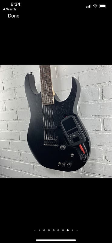 Ibanez RGKP6 RGK Standard Series 6-String Electric Guitar w/ Korg Mini Kaoss Pad Black image 1