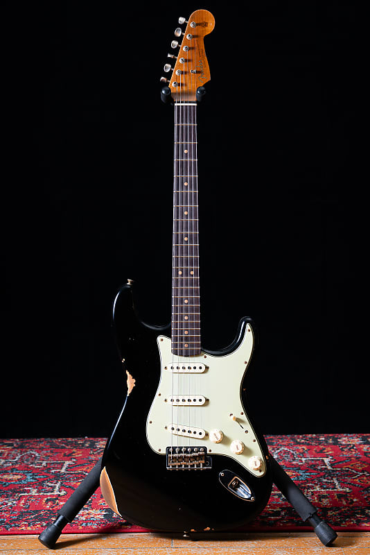 Fender Custom Shop LTD '63 Stratocaster Relic 2023 - Aged Black