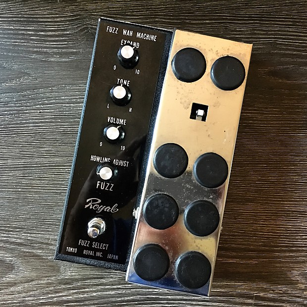 Royal Fuzz Wah Machine RP-2 Black & Silver | Reverb