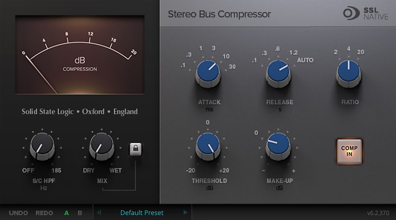 Solid State Logic Duende Native Bus Compressor Reverb