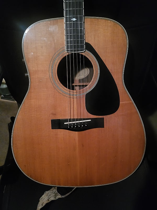 1980s Yamaha FG-365SE Solid Spruce Top with Electronics/Pickup in Hardshell Case Acoustic/Electric image 1