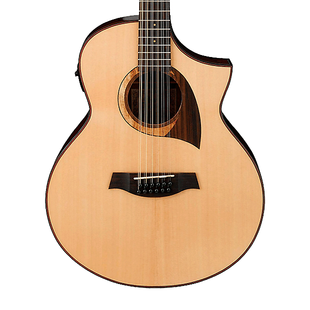 Ibanez AEW2212CDNT Exotic Wood Series Acoustic-Electric Guitar Natural image 1