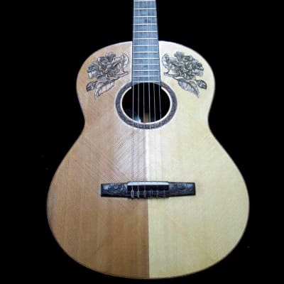 Blueberry Guitar Classical Nylon String 2023 - Hand Carved & Handmade image 10