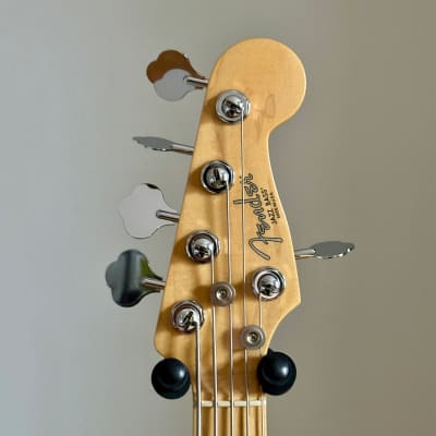 Fender American Standard Jazz Bass V Maple Fingerboard, Black image 11