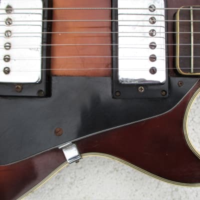 Global LP 90 Guitar,  Early 1970's, Made in Korea,  Sunburst Finish, Plays and Sounds Good, SSC image 9