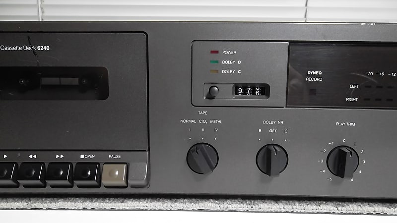 VINTAGE NAD online ELECTRONICS MODEL 6240 STEREO CASSETTE DECK - TESTED