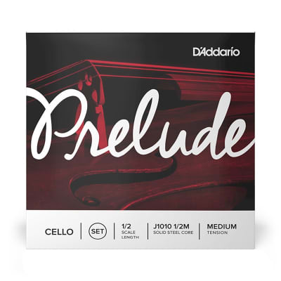 Prelude Cello String Set - 1/2, Steel Core, Nickel Wound, Medium Tension image 1
