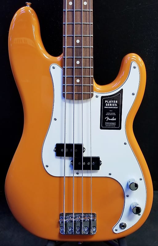 Fender Player Precision Bass Capri Orange w/FREE Pro Set up image 1