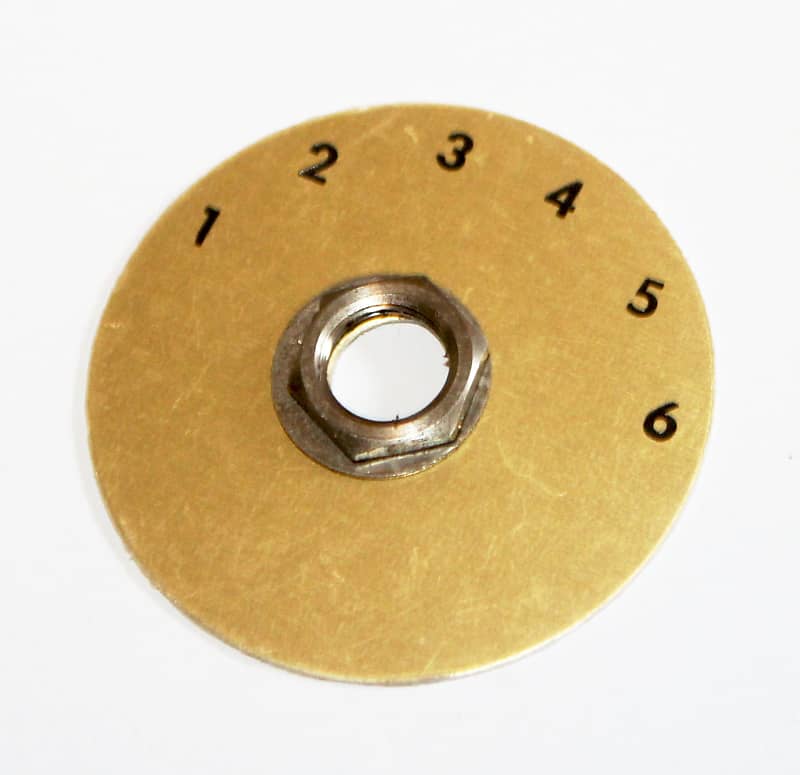 Vintage 1960's Gibson Varitone Control Ring Switch Plate ES