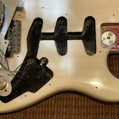 1978 - 1981 Fender Stratocaster Large Headstock 3 Bolt Micro Tilt Neck  / Trans White Refinish image 20