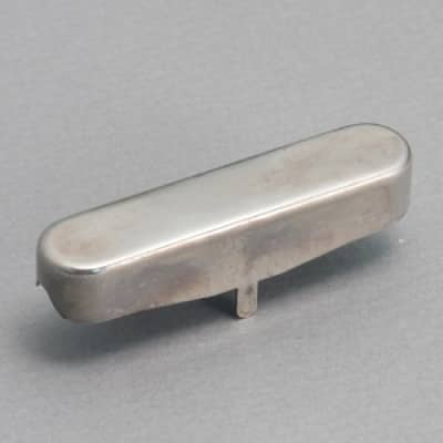 Q-Parts Aged Collection Vintage Tele Neck Pickup Cover - AGED NICKEL SILVER