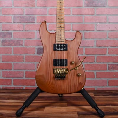 Charvel USA Custom Shop Music Zoo Exclusive Carbonized Recycled Redwood San Dimas Natural Oiled 2012 w/hardshell Case image 4