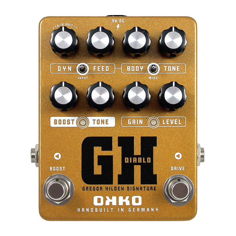 Okko Diablo GH Gregor Hilden Overdrive & Boost Pedal | Reverb Canada