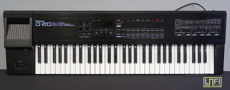 Roland D-20 Vintage Multi Timbral Linear Synthesiser W/ Sequencer - 240V image 1