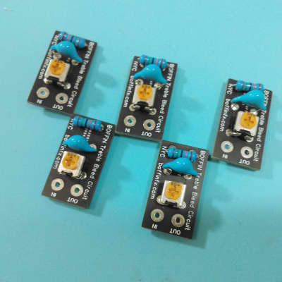 Boffin FX Adjustable Treble Bleed Circuit 5 Pack for Suhr, Seymour Duncan, DiMarzio, Fender and PRS image 1