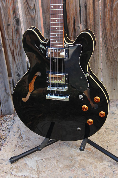 Epiphone es-335 Dot Ebony USA エピフォン　美品 Epiphone Dot - Ebony | Sweetwater