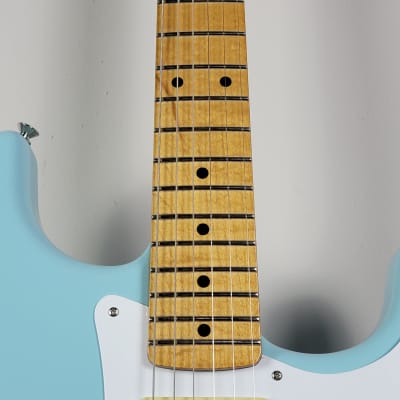 2021 Fender Vintera '50s Stratocaster Modified - Daphne Blue image 8