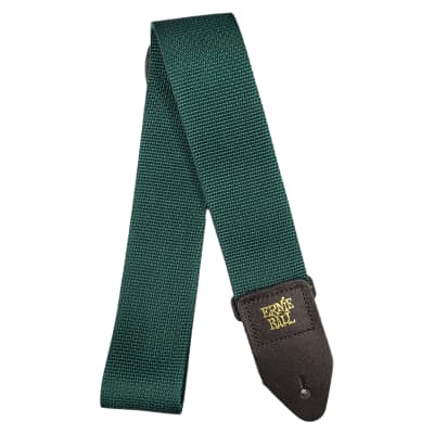 Ernie Ball Forest Green Polypro Guitar Strap 4050 image 2