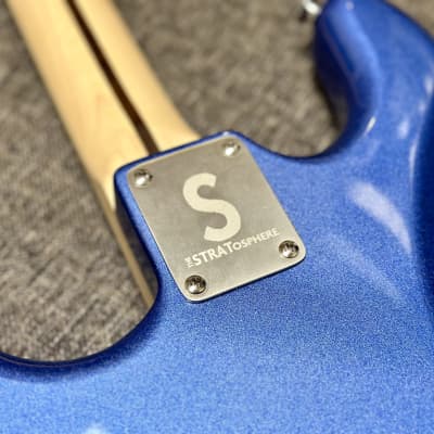 Stratocaster Partscaster, Metallic Blue (Stratosphere, Mighty Mite, Warmoth, DiMarzio) image 9