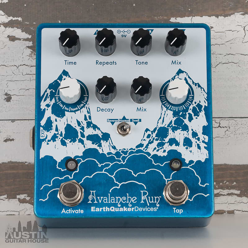 EarthQuaker Devices Avalanche Run エフェクター Earthquaker Devices Avalanche Run (Stereo Reverb & Delay w