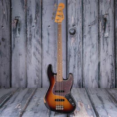 Fender 60th Anniversary Road Worn Jazz Bass, 3-Color Sunburst image 4