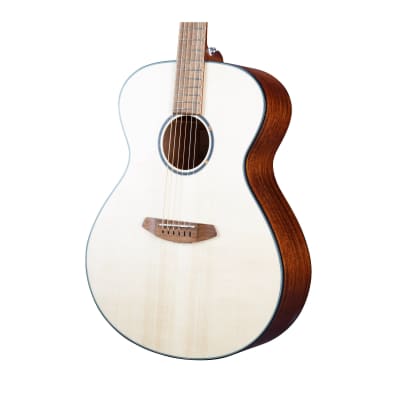 Breedlove Discovery S Concerto Body European-African Mahogany 6-String Acoustic Guitar with Slim Neck and Pinless Bridge (Right-Handed, Natural Finish) image 6
