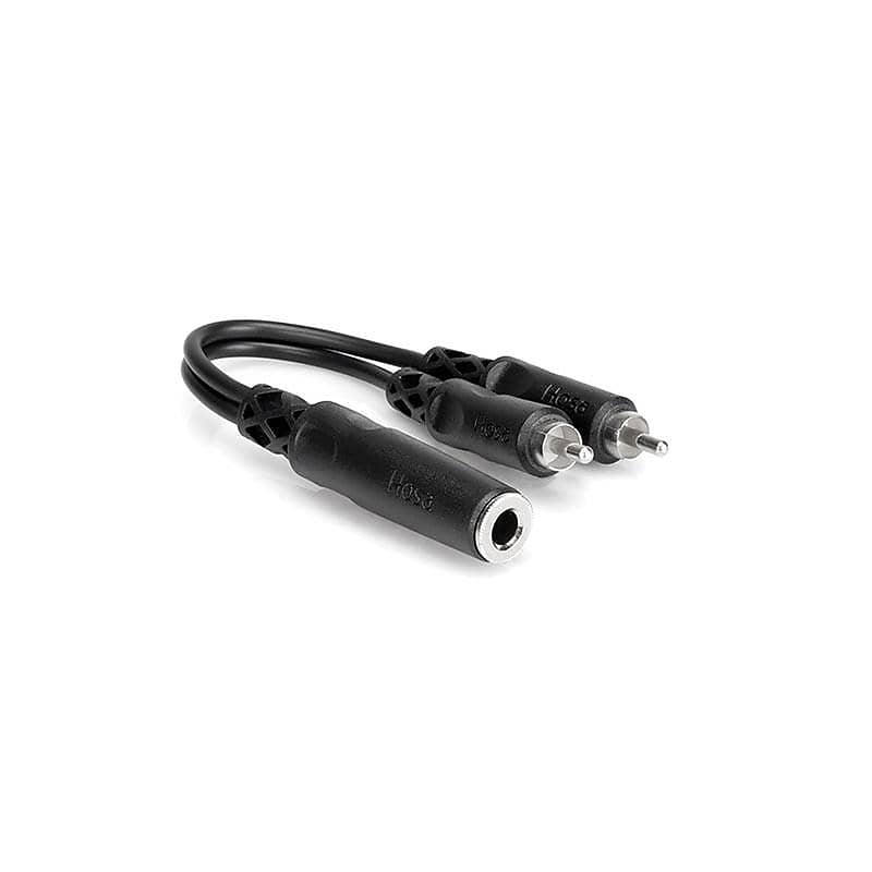 Hosa 1/4" TSF To Dual RCA; Y Cable image 1