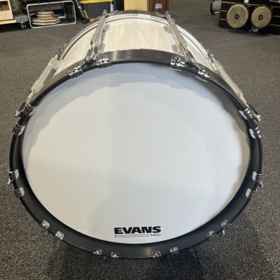 Dynasty USA 20” Marching Bass Drum  White image 2