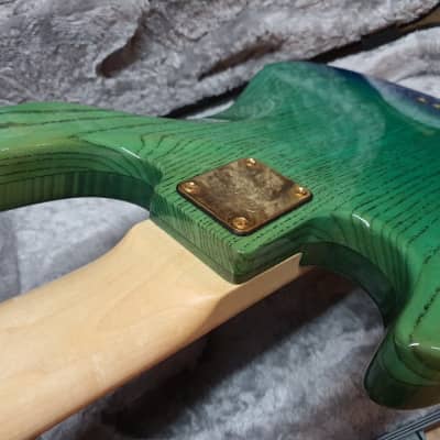 2018 Bacchus Exotic Wood Custom Woodline 517 Japan Handmade Series 5 String Bass image 12