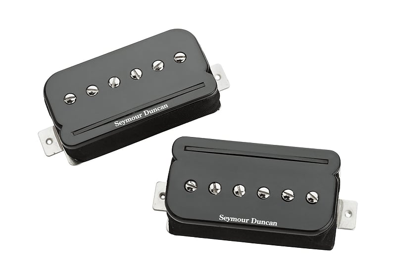 Seymour Duncan SHPR-1s P-Rails Set Black Cover image 1