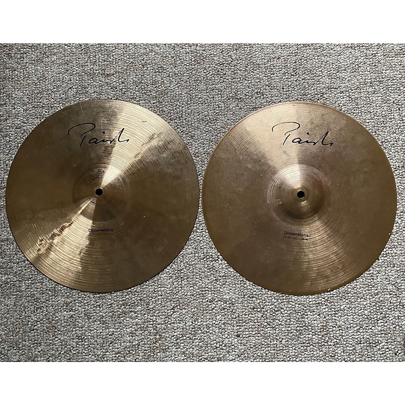 Paiste 14" Dimensions Thin / Heavy Hi-Hat Cymbals (Pair) 1999 - 2005 image 1