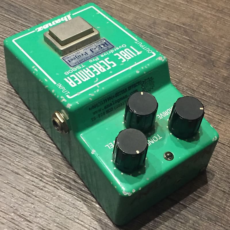 Ibanez TS-808 Analogman mod RE-J Project JRC 4558D Range Expander! Killer  SRV tone!