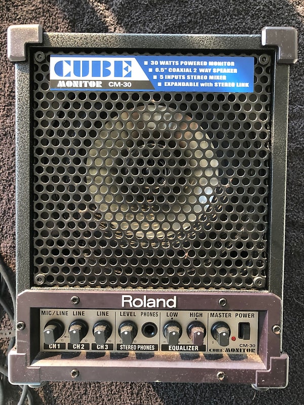 Roland CM-30 Cube Monitor 3-Channel 30-Watt 1x6.5