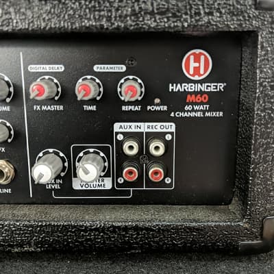 Harbinger M60 Powered Mixer & Speaker PA System image 2