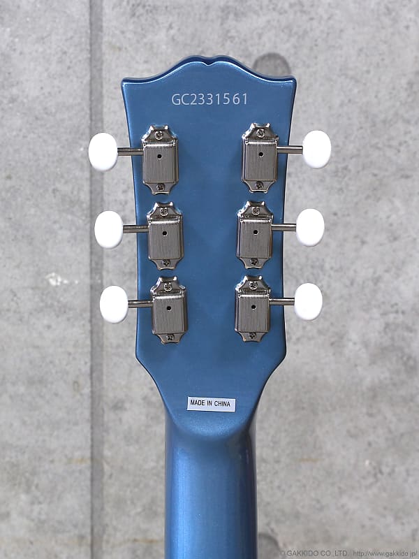 GrassRoots G-JR-LTD Pelham Blue, LP Junior Double Cut Style