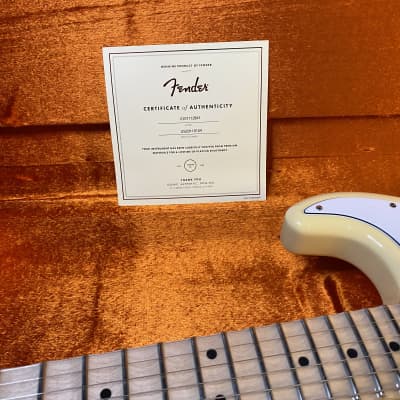 NEW!! 2023 Fender Yngwie Malmsteen Artist Series Signature Stratocaster - Vintage White - Authorized Dealer!! RARE! In Stock - 8.1lbs - G02296 image 12