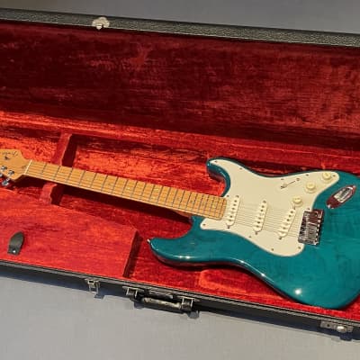 Fender Stratocaster American Deluxe 1998 - Teal image 3