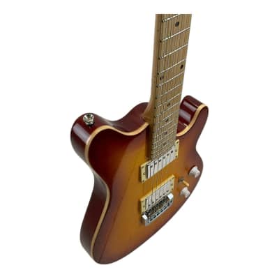 Cozart HH Double Cut Electric Guitar - Cherry Sunburst image 4